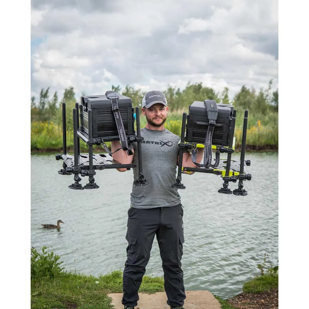 Купить Matrix fishing gmb200 рыболовный ящик с сиденьем F25 Pro Black 100x80x40 7ft.ru в интернет магазине Семь Футов