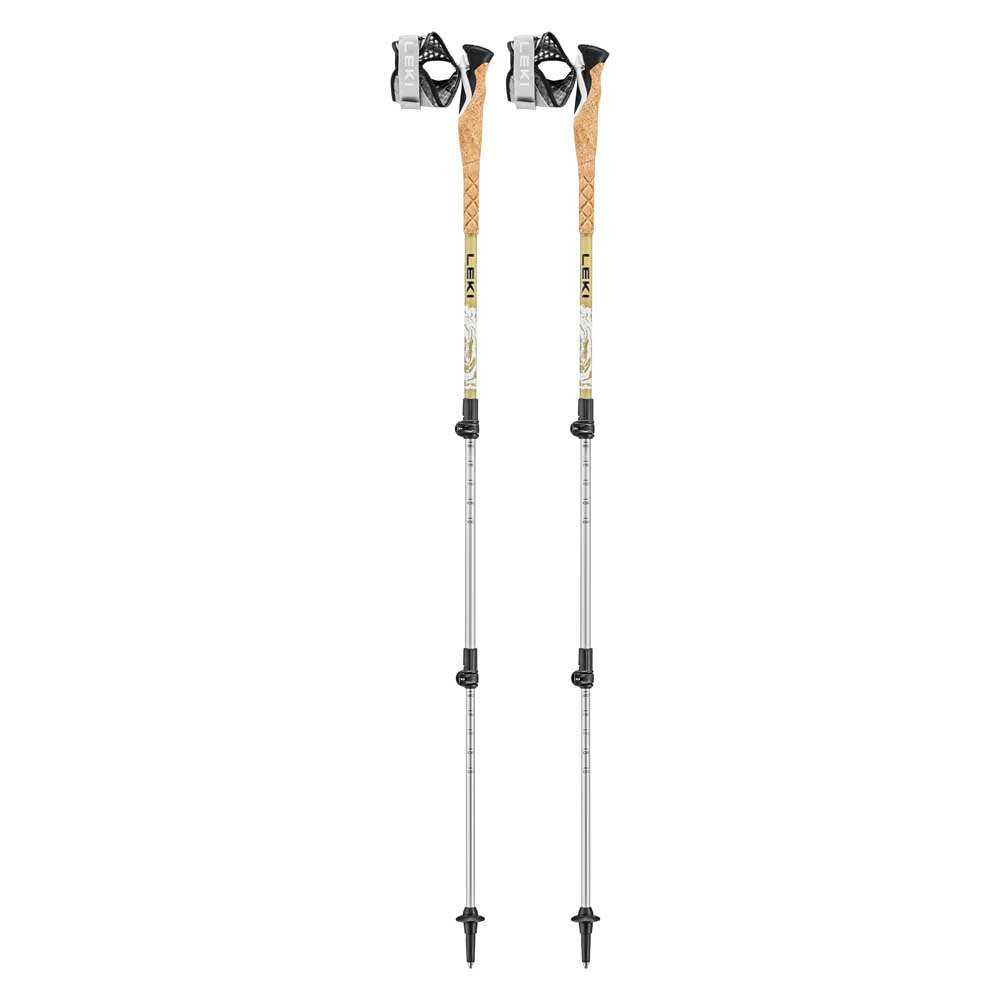 Купить Leki 65426221 Cross Trail Ta столбы Золотистый  White / Goldbrown / Black 100-135 cm 7ft.ru в интернет магазине Семь Футов