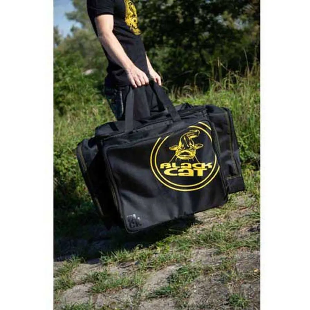 Купить Black cat bo110011 Сумка для рыболовных снастей BLCK L Black / Yellow 40x30x25 7ft.ru в интернет магазине Семь Футов