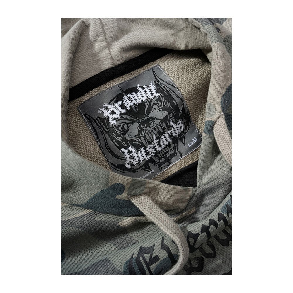 Купить Brandit 61012-222-XL Толстовка с капюшоном Motörhead Серый Grey Camo XL 7ft.ru в интернет магазине Семь Футов