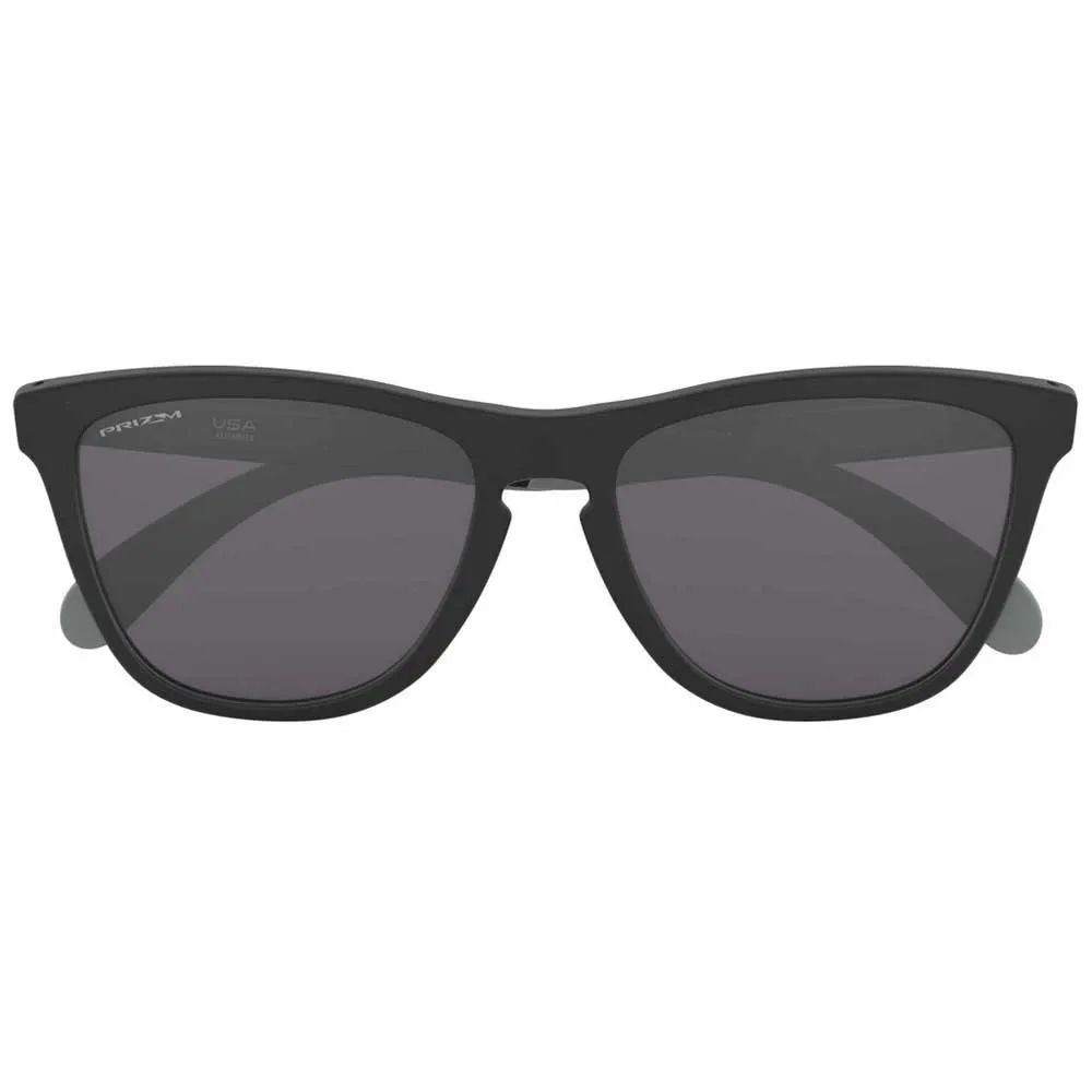 Купить Oakley OO9428-0155 Солнцезащитные очки Frogskins Mix Prizm Matte Black Prizm Grey/Cat3 7ft.ru в интернет магазине Семь Футов