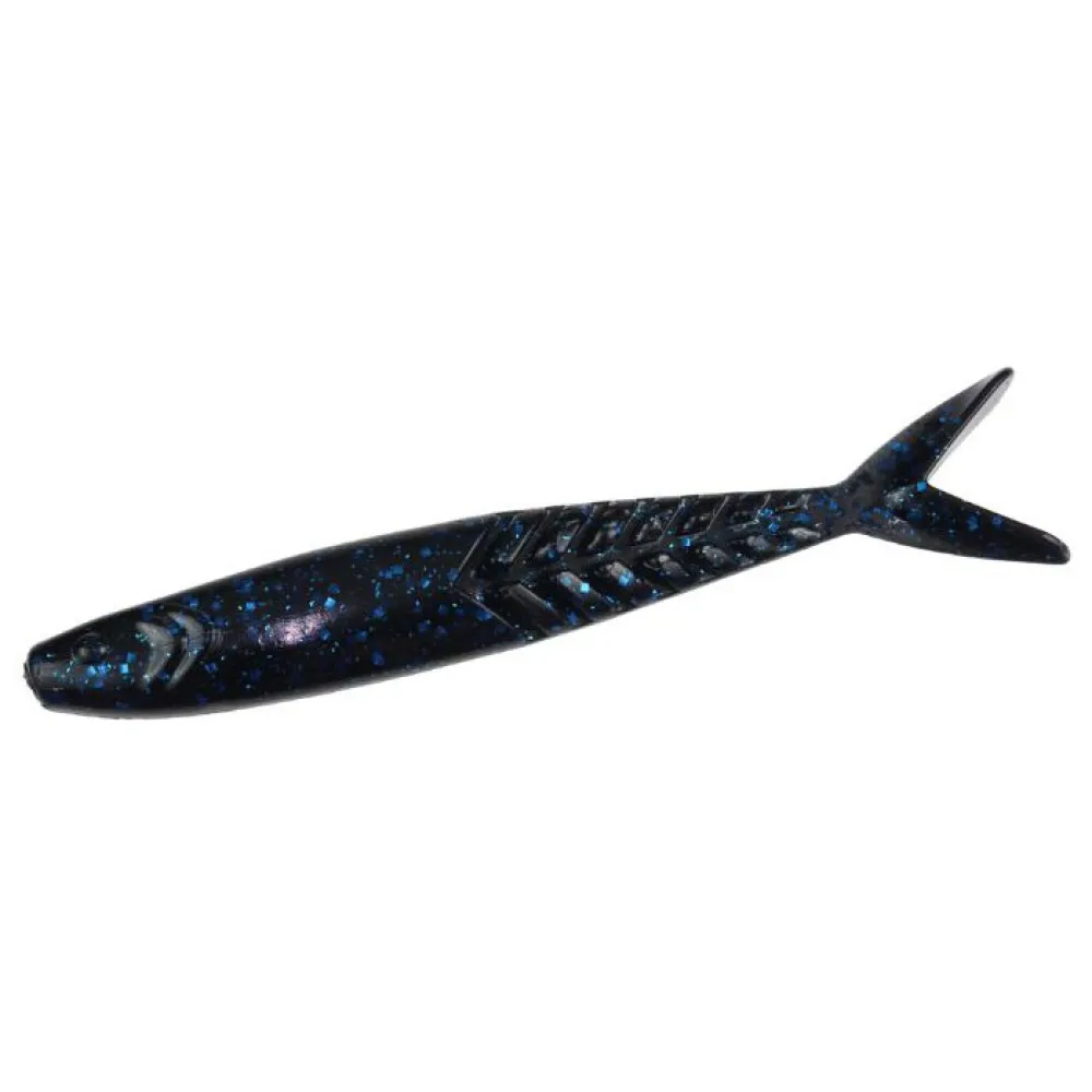 Купить Zoom bait 11150072 Мягкий приманка Shimmer Shad 100 mm Black Blue 7ft.ru в интернет магазине Семь Футов