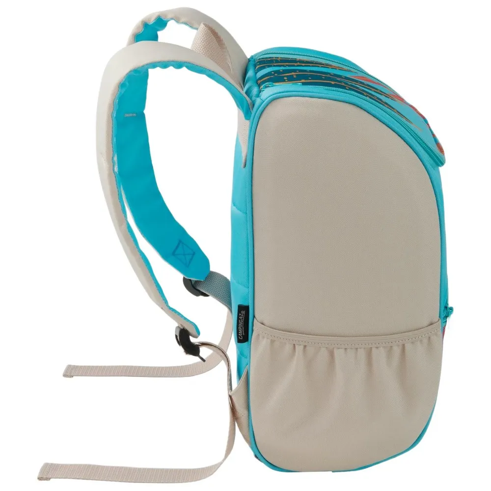 Купить Campingaz 2227041 Мягкий переносной кулер Ethnic-9L Backpack Light Grey / Turquoise 24x7x39 7ft.ru в интернет магазине Семь Футов