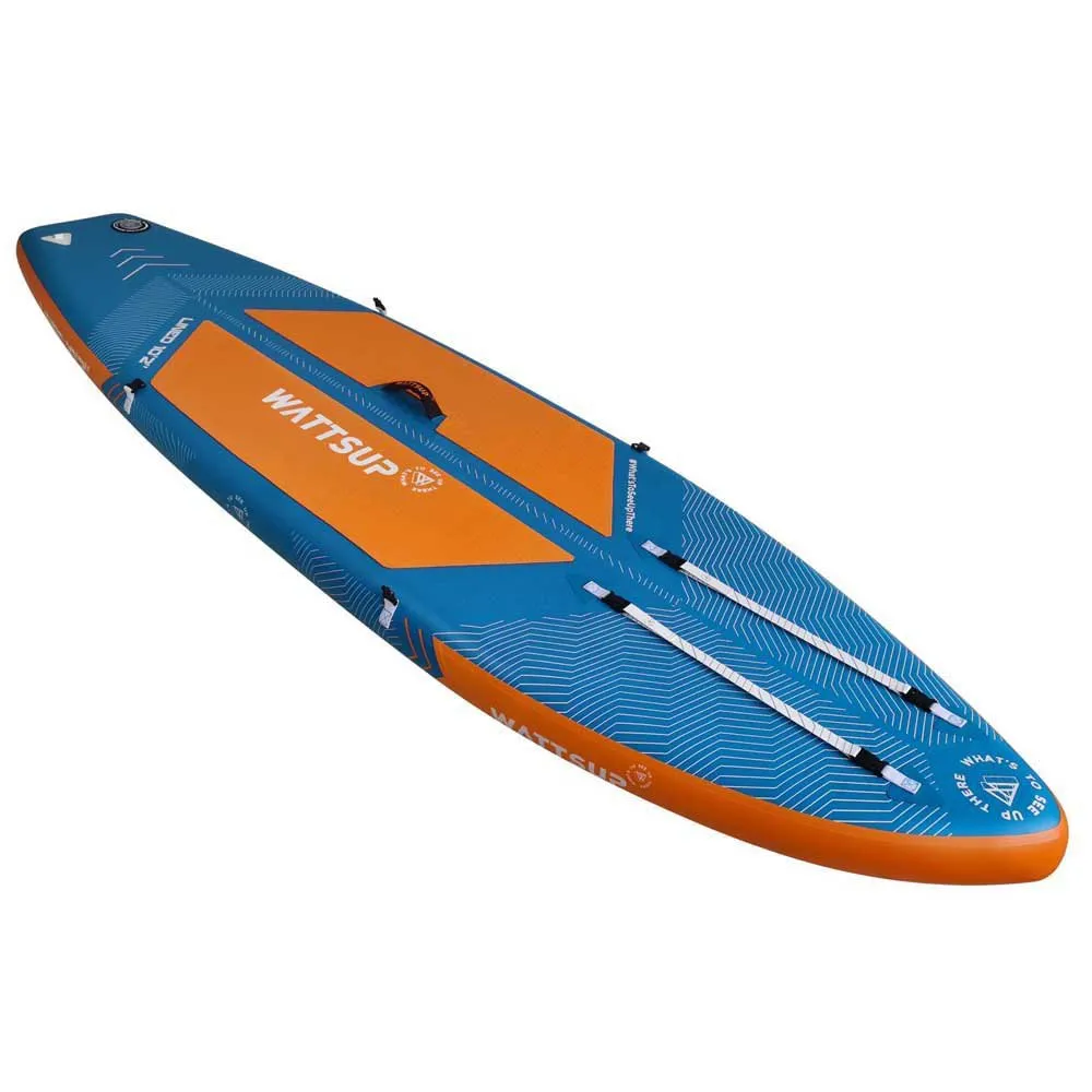Купить Wattsup pb-wlined102 Надувной комплект для падлбординга Lined 10´2´´ Bue / Orange 93x34x24 310 cm 7ft.ru в интернет магазине Семь Футов