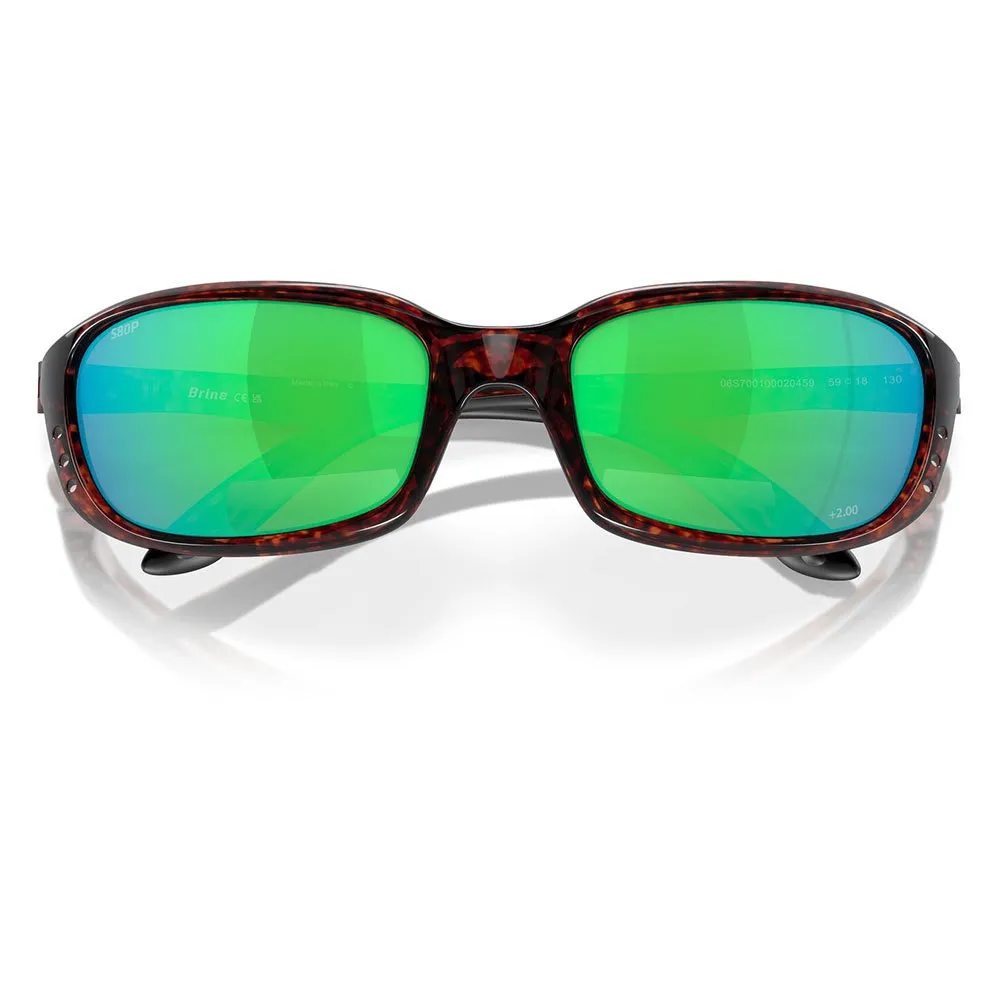 Купить Costa 06S7001-00020459 Brine Readers Поляризованные Очки 10 Tortoise 4 Green Mirror 580P C-Mate +2.00/CAT2 7ft.ru в интернет магазине Семь Футов