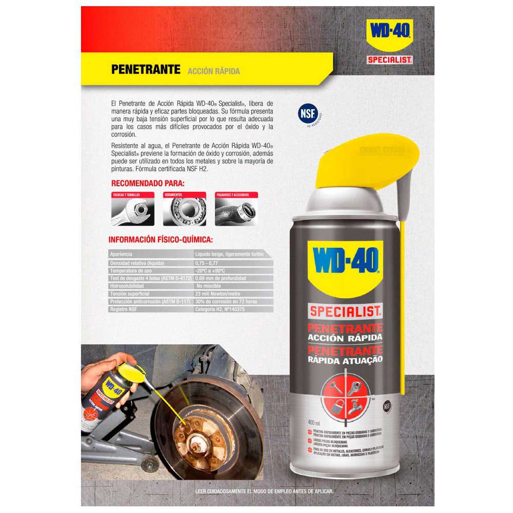 Купить WD-40 8258 34383 Проникающее Масло Желтый Yellow / Grey / White 7ft.ru в интернет магазине Семь Футов