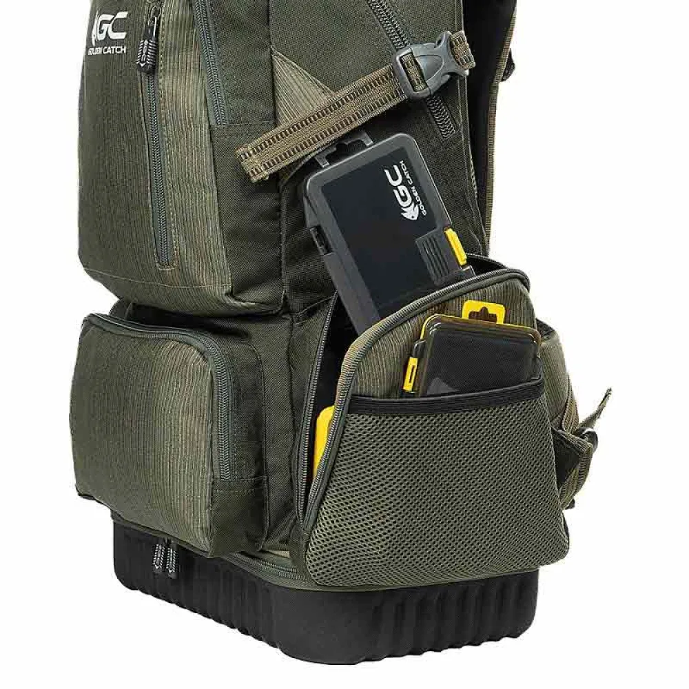 Купить Golden catch 7230001 Рюкзак Logo 50L Green 40x25x15 7ft.ru в интернет магазине Семь Футов
