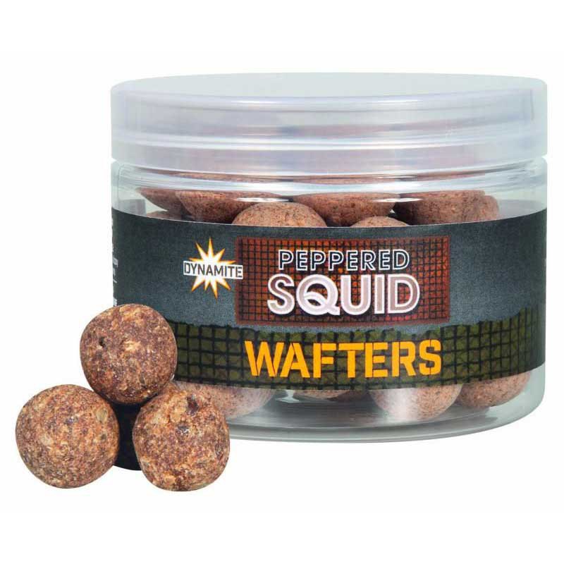 Купить Dynamite baits ADY041690-UNIT Peppered Squid Вафли  Brown 15 mm 7ft.ru в интернет магазине Семь Футов