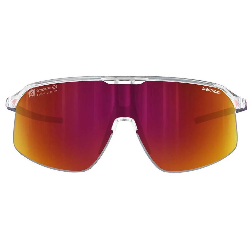 Купить Julbo J5611174 Плотность Groupama FDJ Солнцезащитные Очки Фотохромные Crystal / Blue / White Spectron/CAT3 7ft.ru в интернет магазине Семь Футов