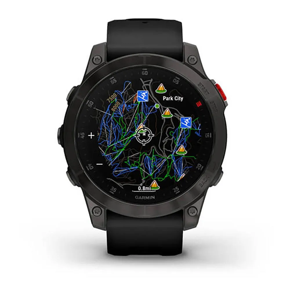 Купить Garmin R-15409311-010-02582-11 Часы Epix 2 отремонтированы Черный Black Titanium 7ft.ru в интернет магазине Семь Футов