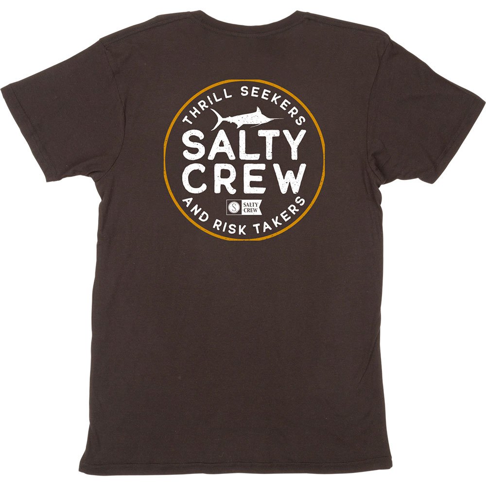 Купить Salty crew 20035440-BLK-S Футболка с коротким рукавом First Mate Premium Черный Black S 7ft.ru в интернет магазине Семь Футов