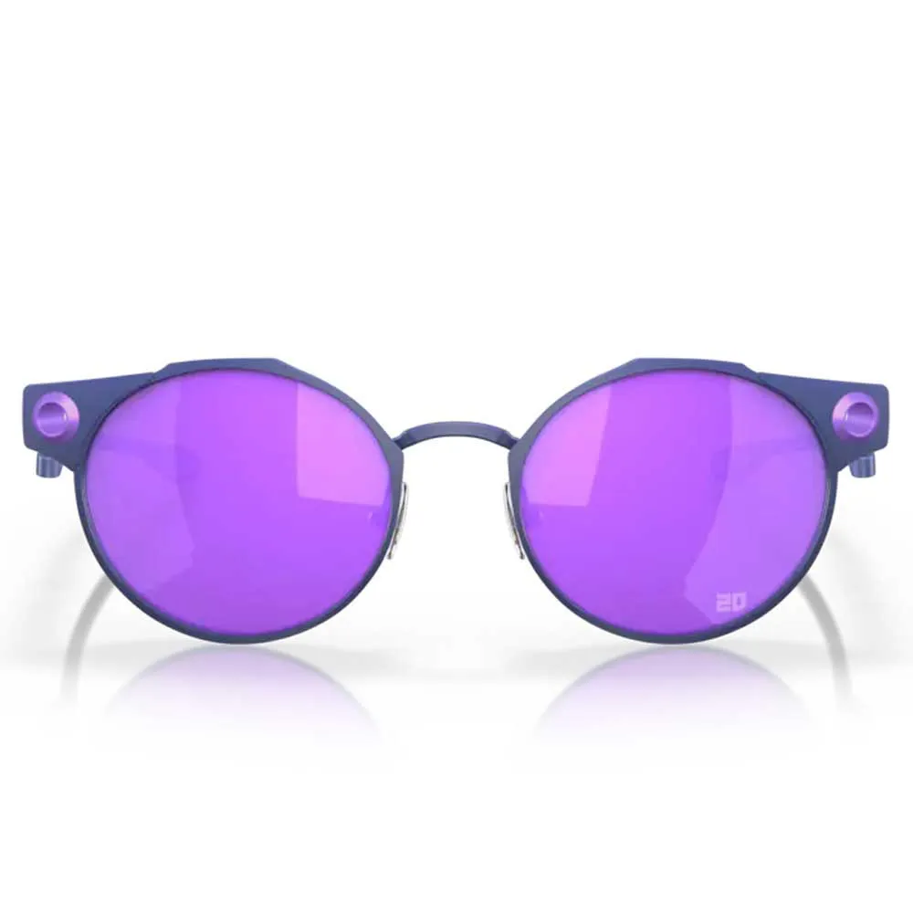 Купить Oakley OO6046-1050 Deadbolt Prizm Солнцезащитные Очки Matte Navy Prizm Iridium Violet/CAT3 7ft.ru в интернет магазине Семь Футов