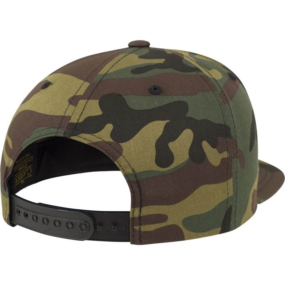 Купить Brandit 7047-10-OS Кепка Camo Classic Snapback Зеленый  Woodland 7ft.ru в интернет магазине Семь Футов