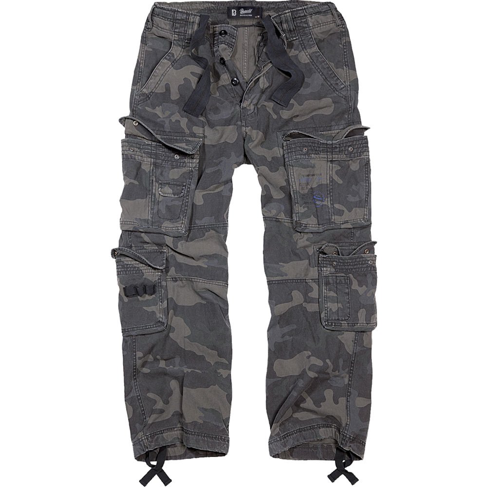 Купить Brandit 1003-4-L Брюки Pure Vintage Серый  Dark Camo L 7ft.ru в интернет магазине Семь Футов