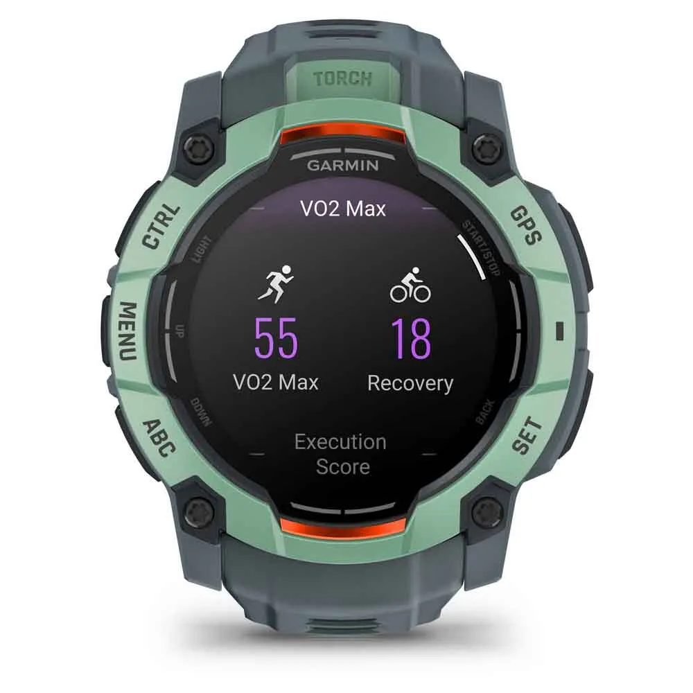 Купить Garmin 010-03020-01 Часы Instinct 3 50 mm Amoled Зеленый  Green / Grey 7ft.ru в интернет магазине Семь Футов