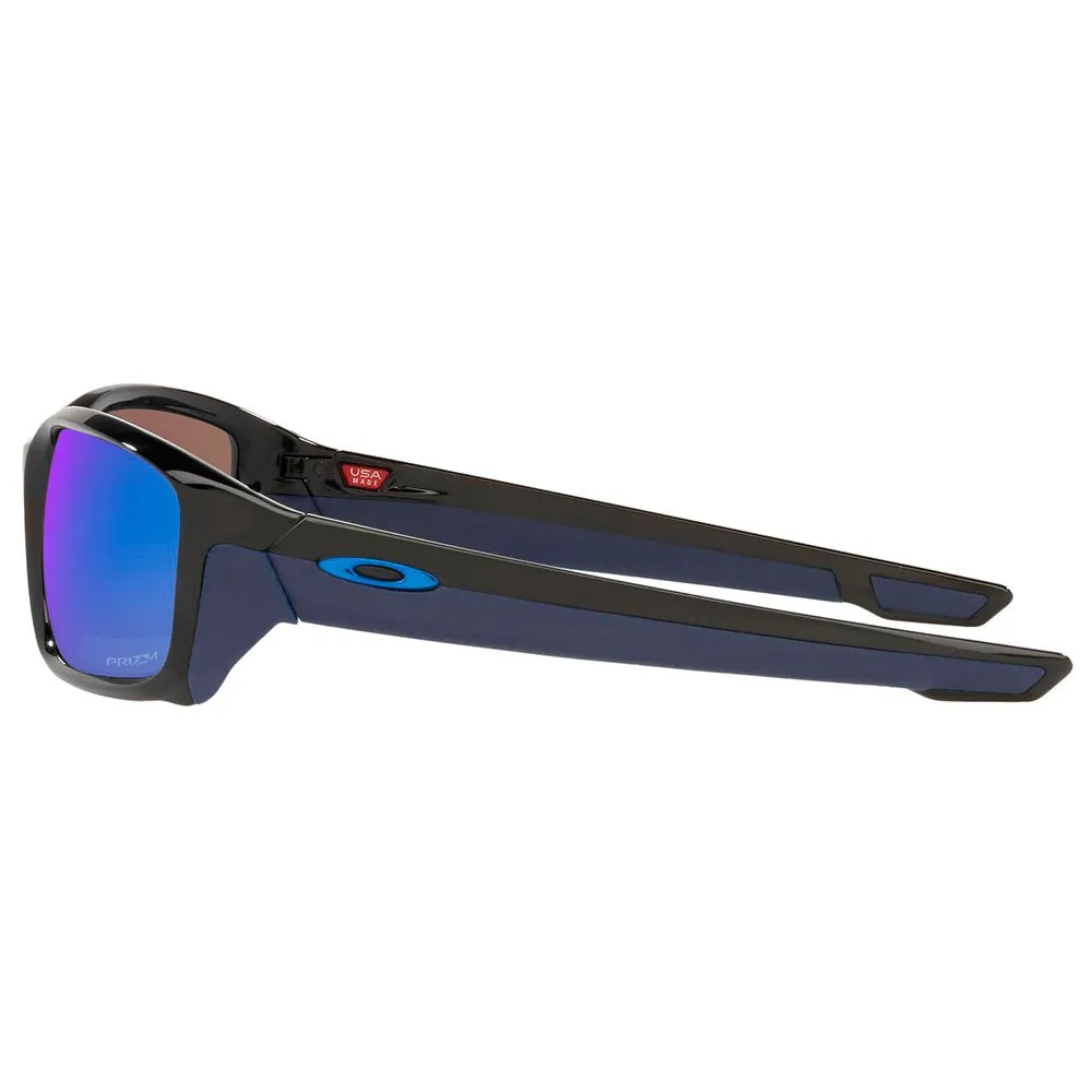 Купить Oakley OO9331-2758 поляризованные солнцезащитные очки Straightlink Prizm Черный Polished Black Prizm Sapphire/CAT3 7ft.ru в интернет магазине Семь Футов