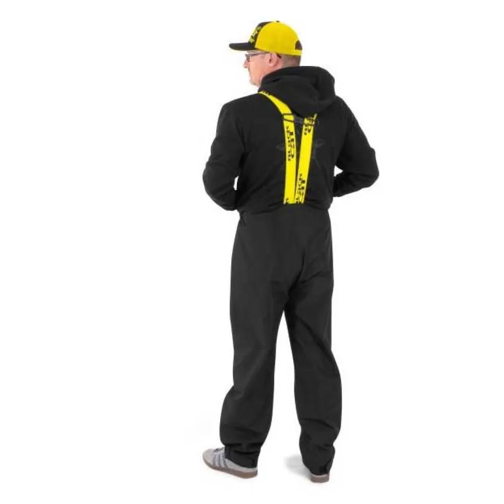 Купить Black cat BO500001 брюки с бретелями Waterproof  Black / Yellow S 7ft.ru в интернет магазине Семь Футов