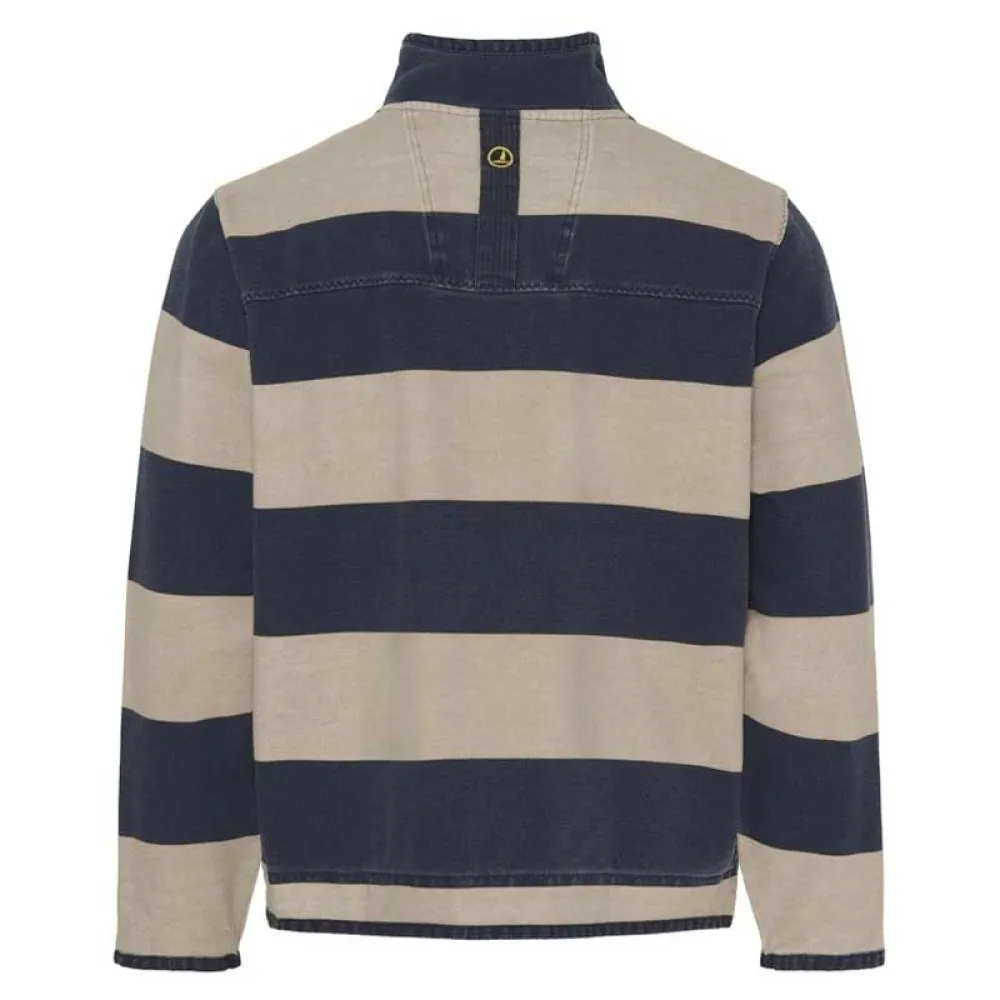 Купить Sea ranch 24-7-085-4120-3XL Толстовка с полумолниеймолнией Bertram Navy / Lilas / Grey Melange 3XL 7ft.ru в интернет магазине Семь Футов