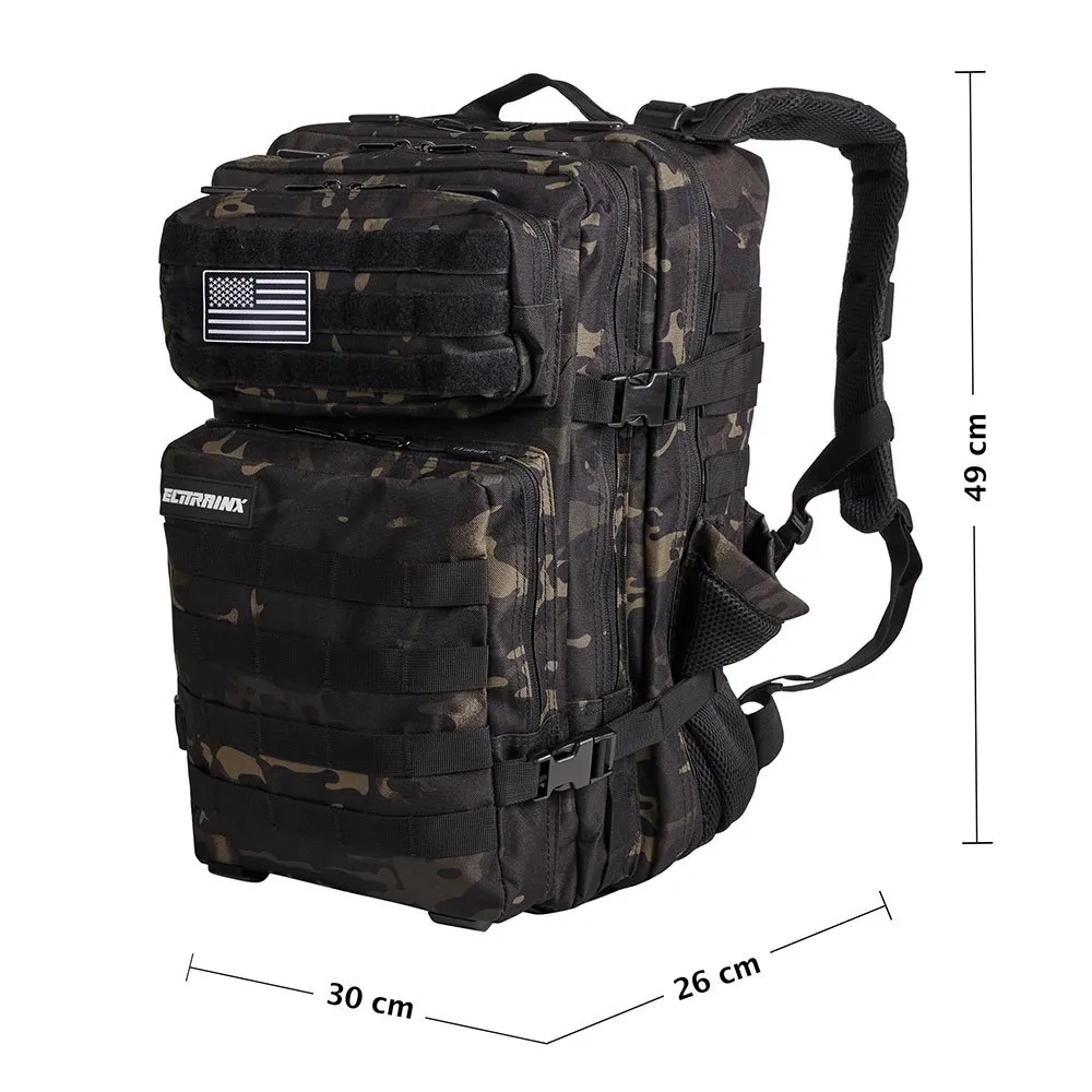 Купить Elitex training v4-45l-blackcp Рюкзак Tactical V1 45L Black Camouflage 50x35x12 7ft.ru в интернет магазине Семь Футов