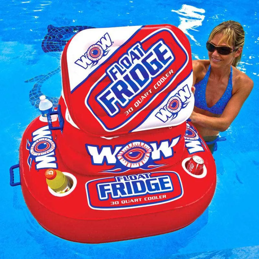 Купить Wow stuff 742-112000 буксируемая водная игрушка Fridge Красный Red 7ft.ru в интернет магазине Семь Футов