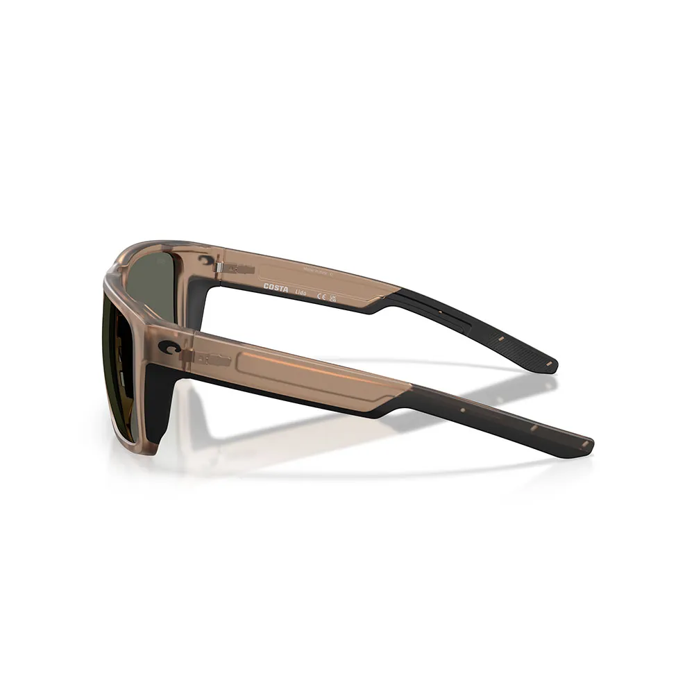 Купить Costa 06s9104-91041957 поляризованные солнцезащитные очки Lido Matte Brown Smoke 20x10x10 Gray 580G/CAT3 7ft.ru в интернет магазине Семь Футов