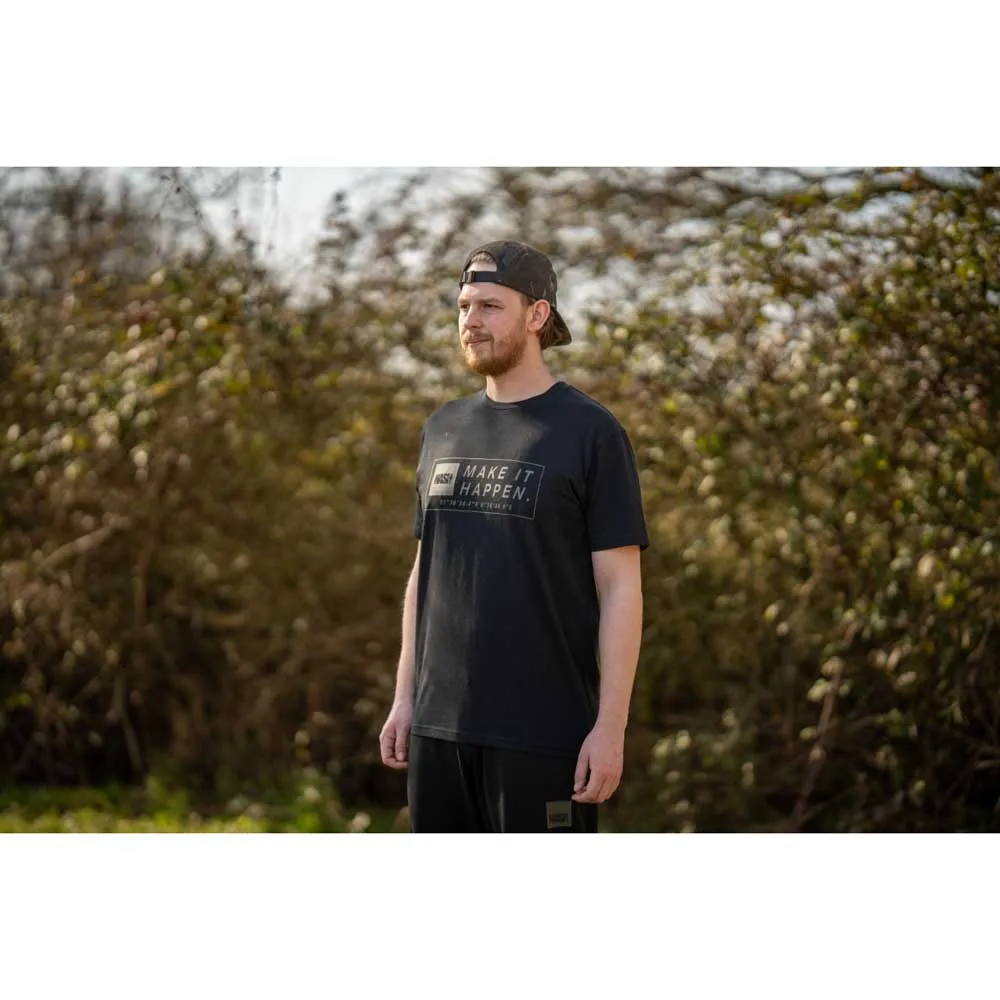 Купить Nash c2208 Футболка с коротким рукавом Make It Happen Coordinates Black 30x20x5 2XL 7ft.ru в интернет магазине Семь Футов