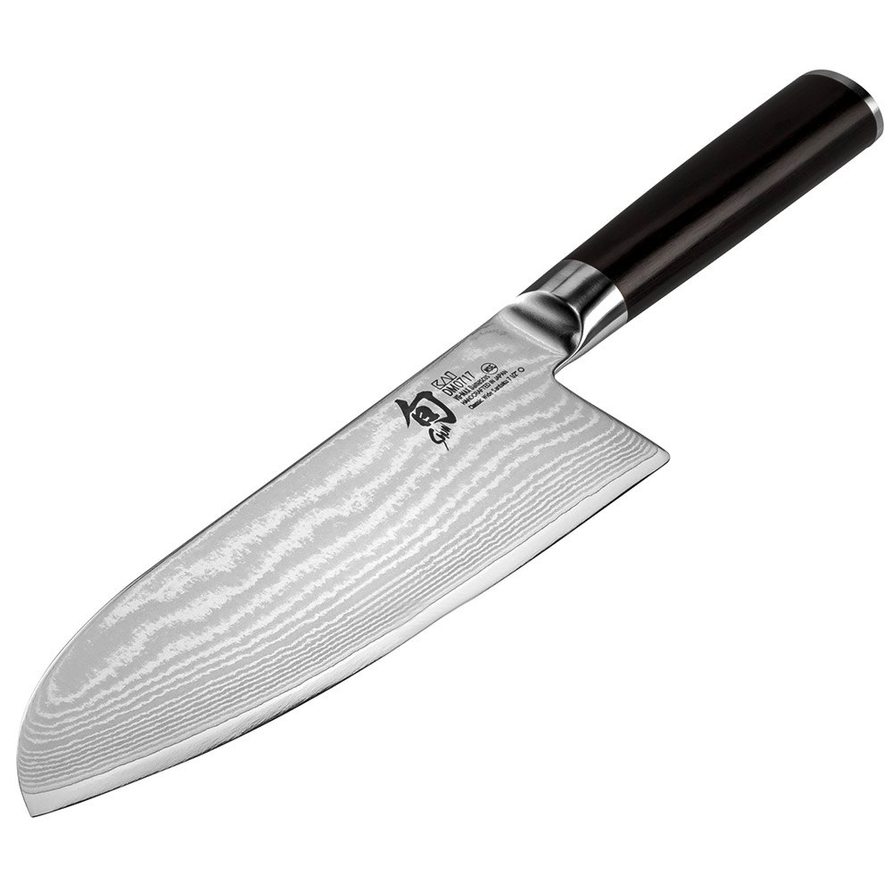 Купить Kai KAIDM717 Shun Classic Santoku 19 Cm Нож Черный  Brown / Silver 7ft.ru в интернет магазине Семь Футов
