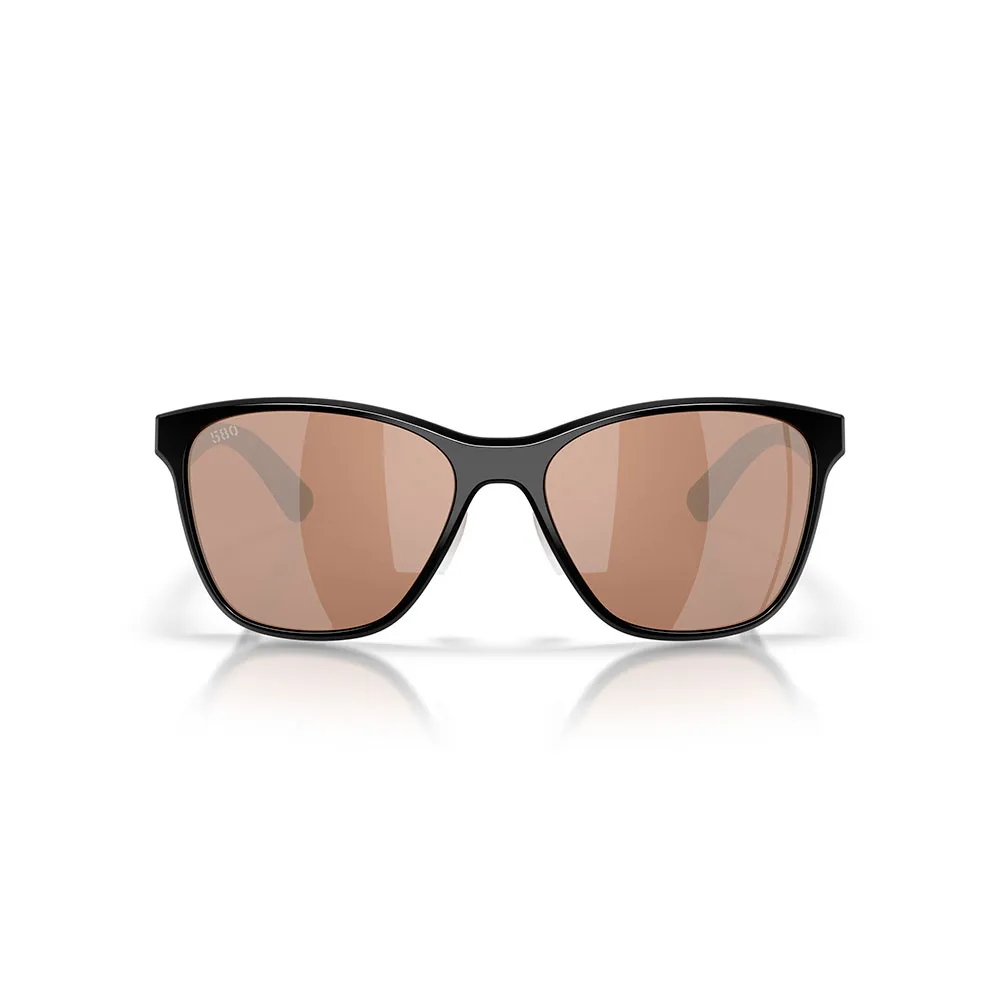 Купить Costa 06s9127-91270357 поляризованные солнцезащитные очки Luna nueva Black 20x10x10 Copper Silver Mirror 580G/CAT3 7ft.ru в интернет магазине Семь Футов