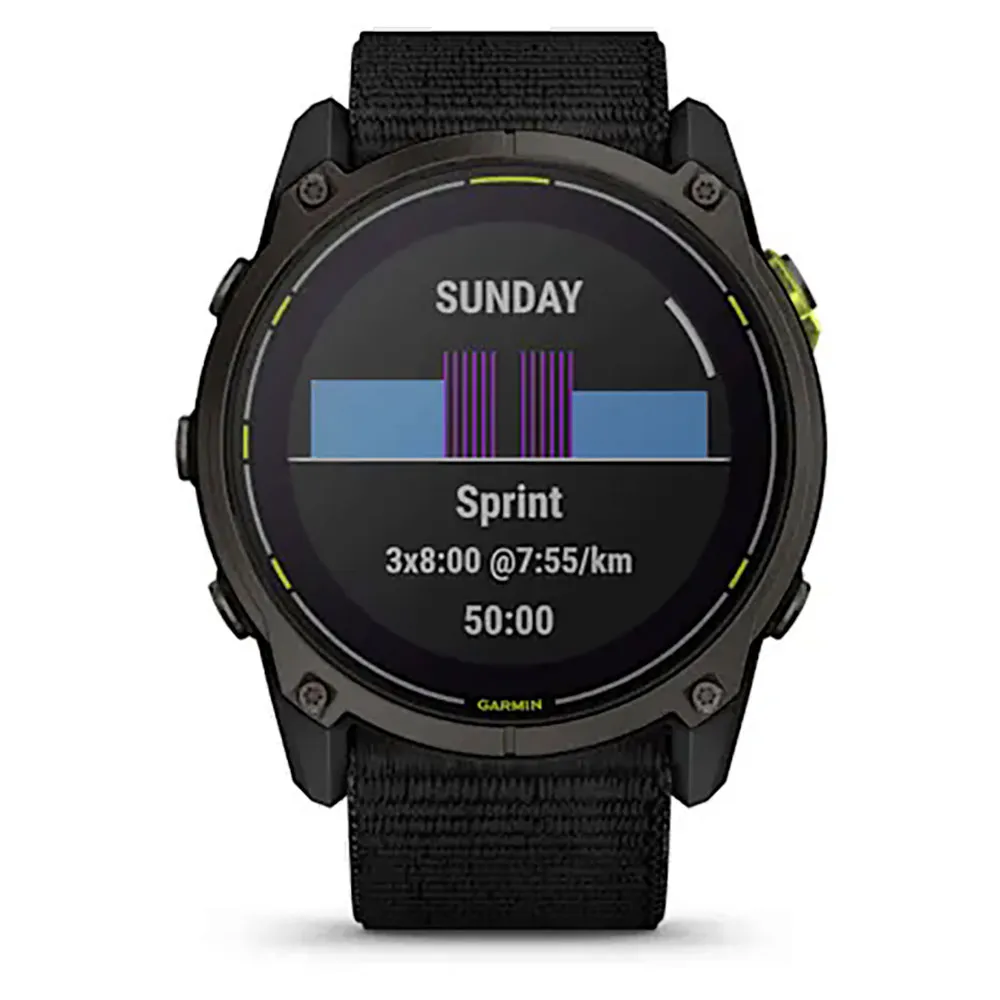 Купить Garmin 010-02751-01 Часы Enduro 3 51 mm Solar Sapphire  Solar / Carbon Gray DLC Titanium / Black 7ft.ru в интернет магазине Семь Футов