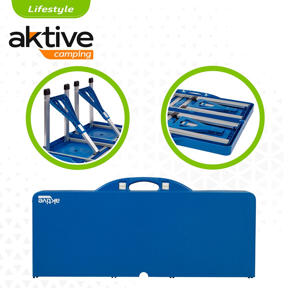 Купить Aktive 52892 85x64x67 cm Стол с сиденьем Голубой Blue 7ft.ru в интернет магазине Семь Футов