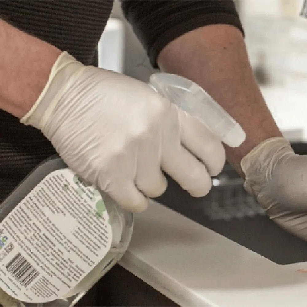 Купить Ammex gloves 674-tlf46100 Неопудренные перчатки Латекс White 26x23x23 7ft.ru в интернет магазине Семь Футов