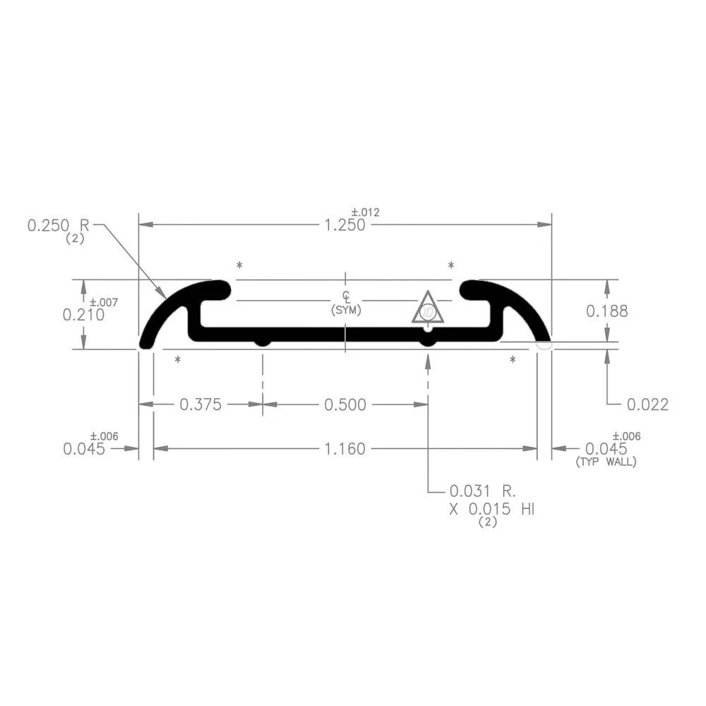 Купить Ap products 112-021546028 вставка для плоской декоративной рейки 2.43 m Black 7ft.ru в интернет магазине Семь Футов