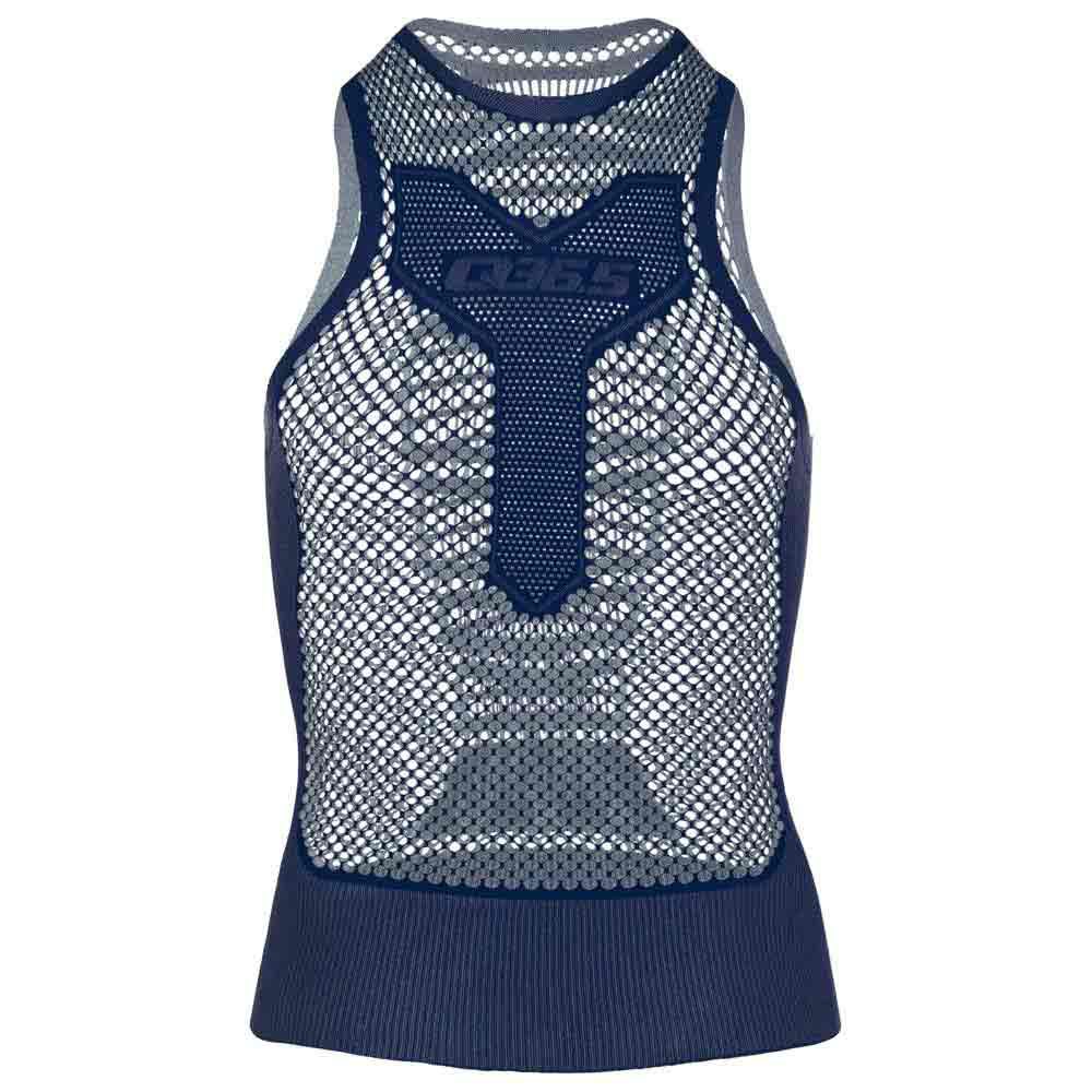 Купить Q36.5 Q089.9.XXS-XS Безрукавная базовая футболка Zero Mesh Голубой Blue Navy 2XS-XS 7ft.ru в интернет магазине Семь Футов