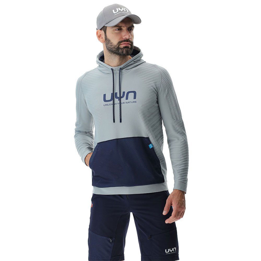 Купить UYN O102532-J851-XXL Толстовка с капюшоном Skipper Серый Nautical Grey 2XL 7ft.ru в интернет магазине Семь Футов