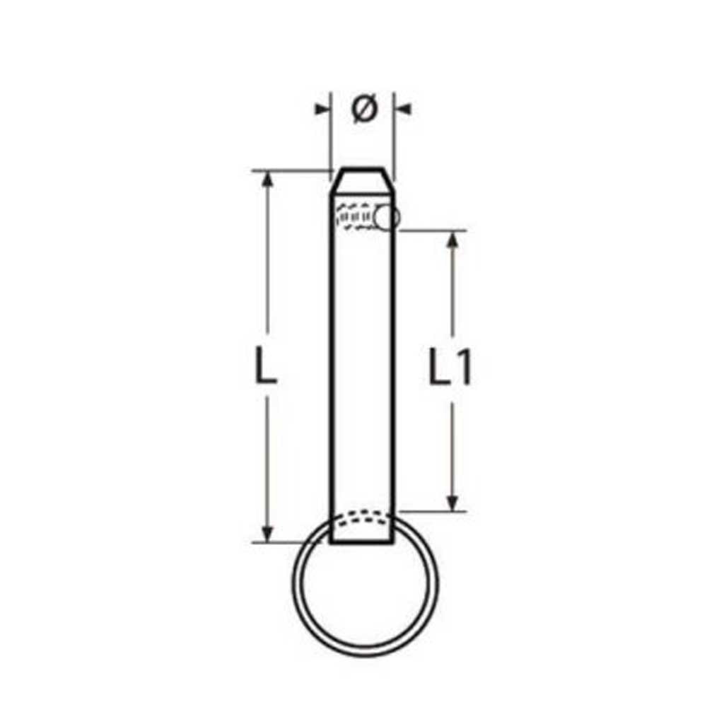 Купить Euromarine GOUPB0635 A2 6x35 mm Шаровой штифт 8 единицы Серебристый Grey 7ft.ru в интернет магазине Семь Футов