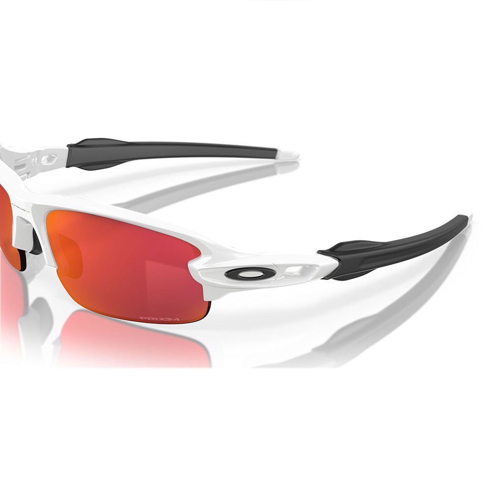 Купить Oakley 0OJ9008-900802 Flak XXS Молодежные солнцезащитные очки Polished White Prizm Field/ CAT3 7ft.ru в интернет магазине Семь Футов