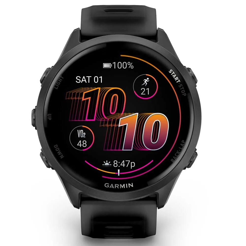 Купить Garmin 010-02971-00 Reloj Forerunner 570 47 mm Черный  Slate Gray Aluminum / Translucent Black / Black 7ft.ru в интернет магазине Семь Футов
