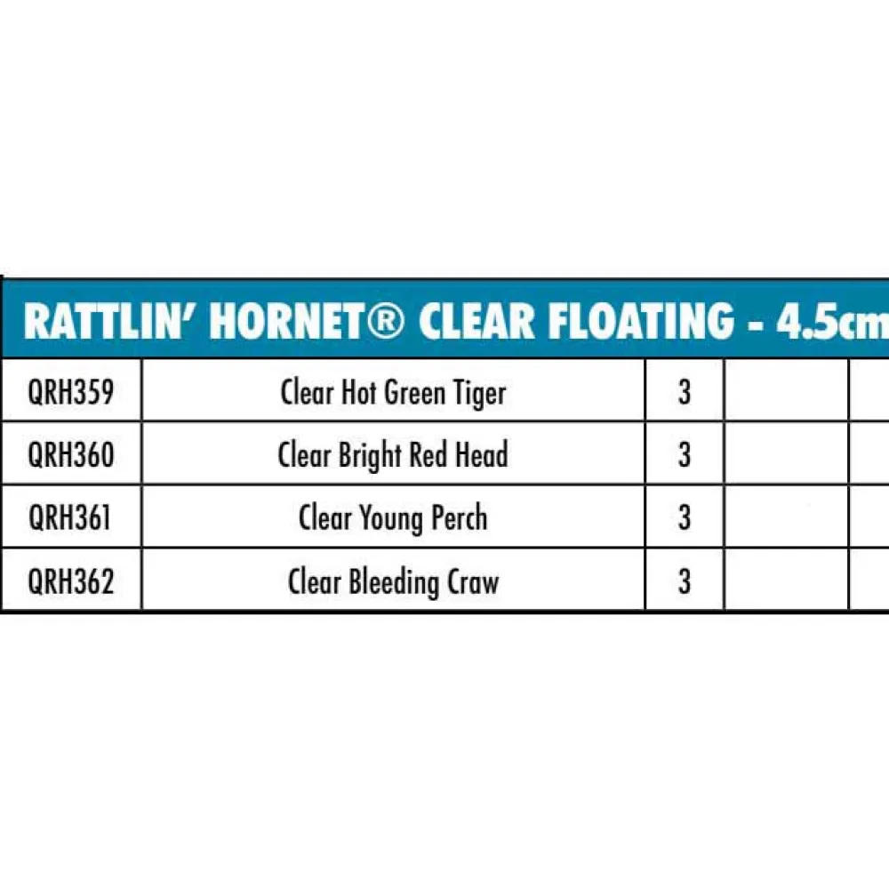 Купить Salmo QRH541 Rattlin Hornet Clear Floating 45 Mm Многоцветный Hot Gill 7ft.ru в интернет магазине Семь Футов