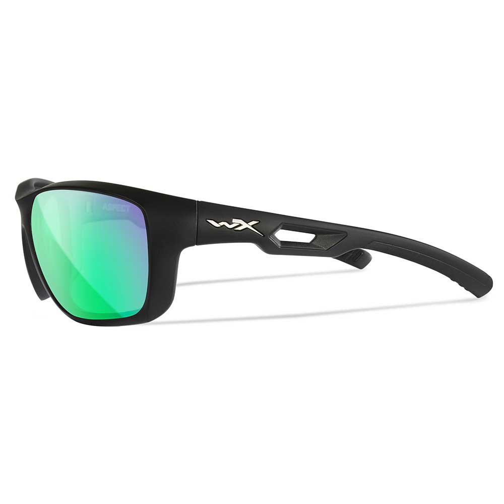 Купить Wiley x ACASP17-UNIT поляризованные солнцезащитные очки Aspect Green Mirror / Amber / Matte Black 7ft.ru в интернет магазине Семь Футов