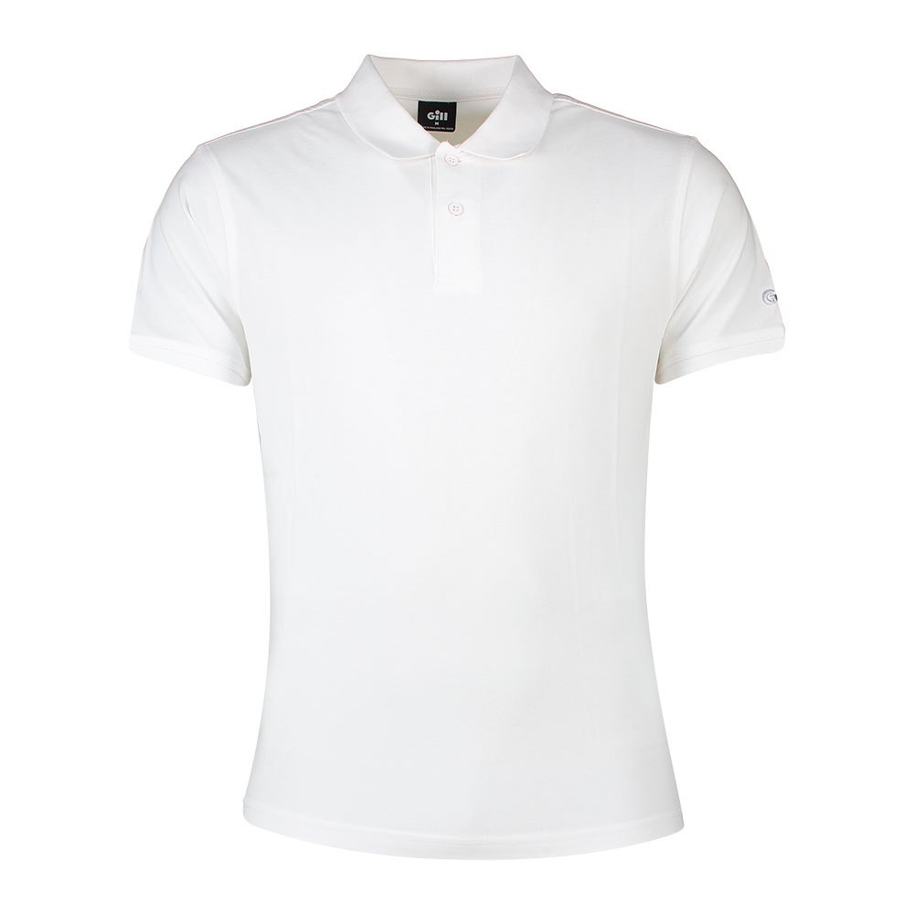 Купить Gill CC013-WHI01-XXXL Поло с короткими рукавами Белая White 3XL 7ft.ru в интернет магазине Семь Футов