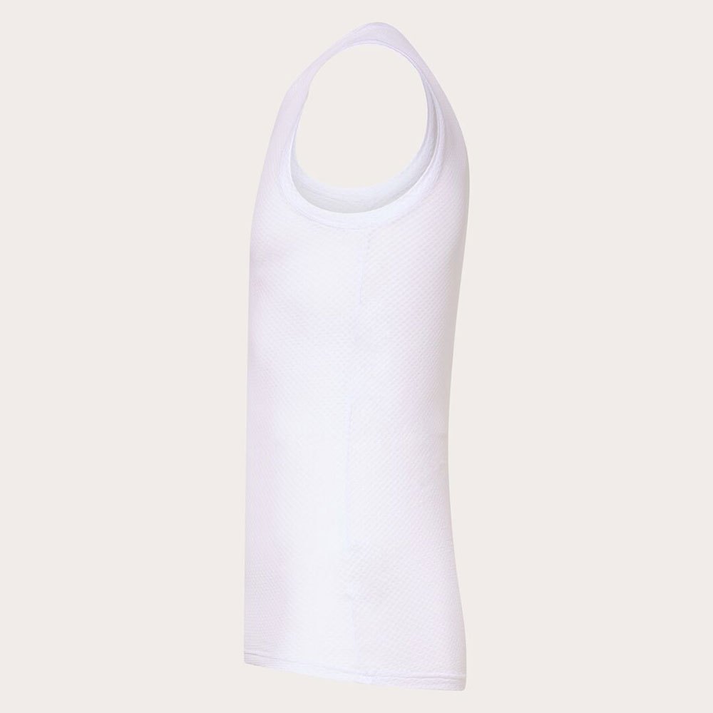 Купить Oakley FOA405477-100-M Безрукавная базовая футболка Endurance Белая White M 7ft.ru в интернет магазине Семь Футов