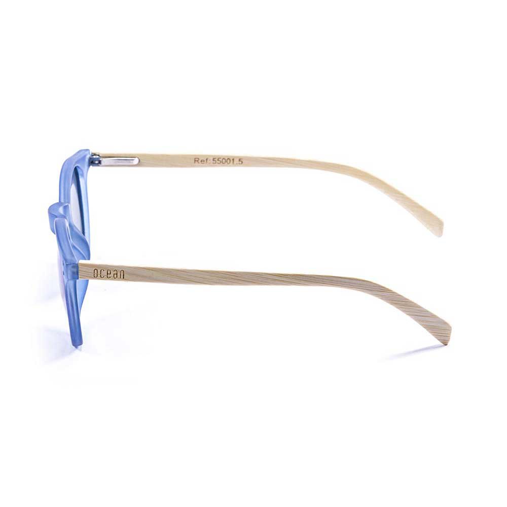 Купить Ocean sunglasses 55001.5 Деревянные поляризованные солнцезащитные очки Lizard Blue Transparent / Blue 7ft.ru в интернет магазине Семь Футов