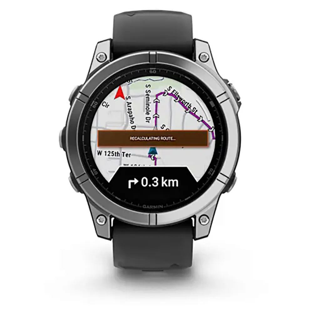 Купить Garmin 010-03025-00 Часы Fenix E 47 mm Amoled  Stainless Steel / Graphite 7ft.ru в интернет магазине Семь Футов