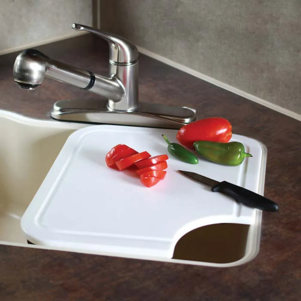 Купить Camco 17-43857 Разделочная доска для раковины White 31.75 x 36.83 cm 7ft.ru в интернет магазине Семь Футов