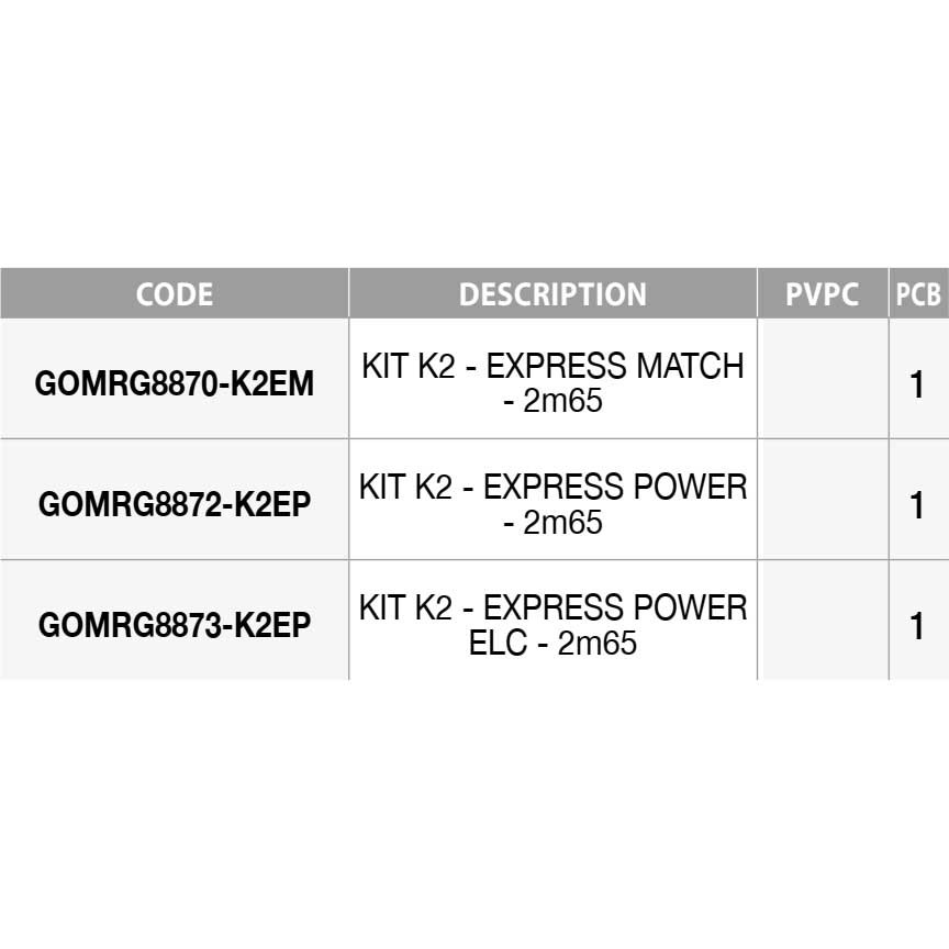 Купить Garbolino GOMRG8872-K2EP K2 Express Power Комплект Серебристый Black 2.65 m 7ft.ru в интернет магазине Семь Футов