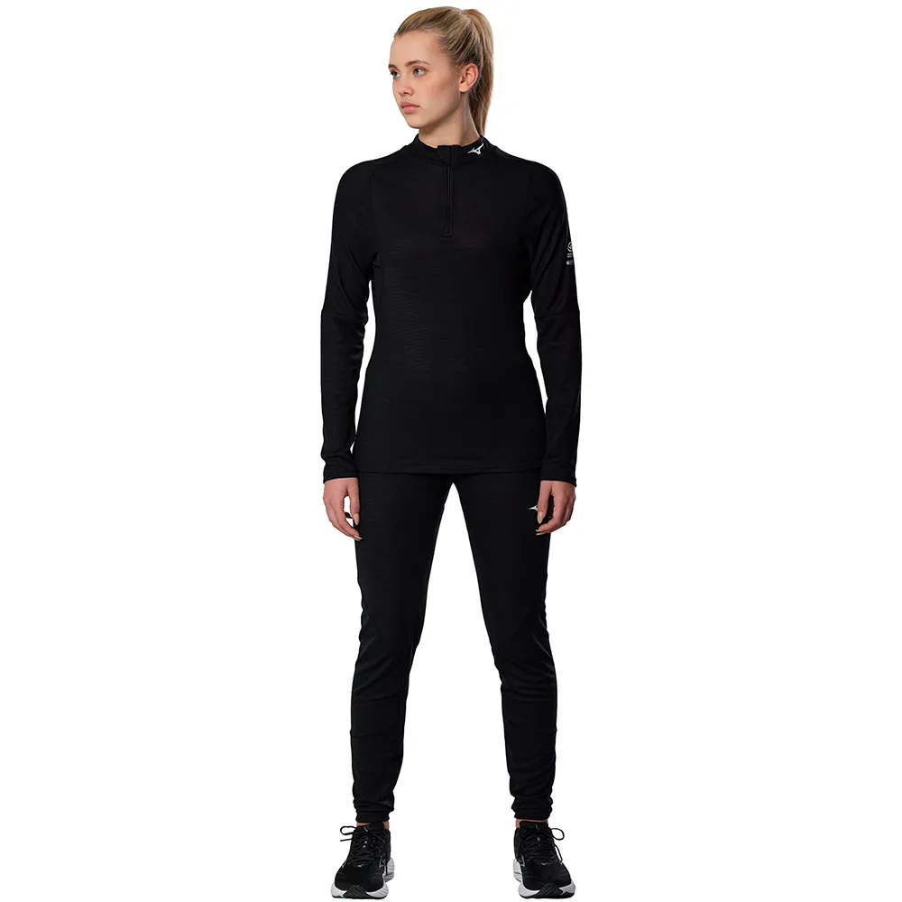 Купить Mizuno a2gac780-09-m Базовый слой с длинным рукавом Prem Merino Wool Black 30x25x2 7ft.ru в интернет магазине Семь Футов
