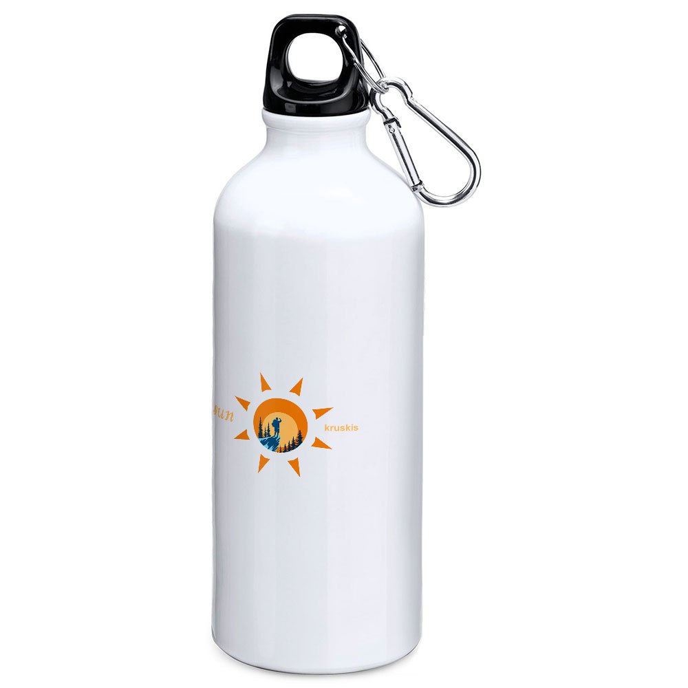 Купить Kruskis MD4049S101C227 Feel The Sun 800ml Алюминиевая бутылка Белая White 7ft.ru в интернет магазине Семь Футов