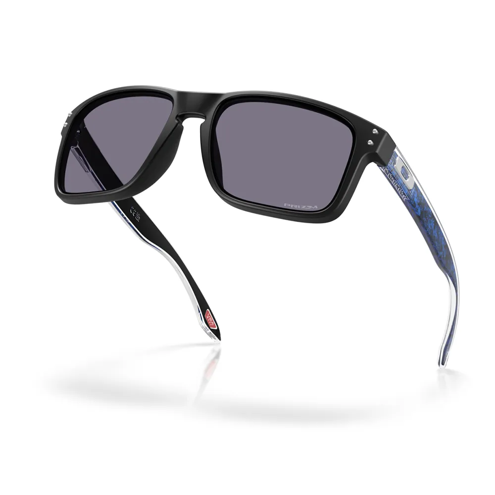 Купить Oakley OO9102-Z355-57 Солнцезащитные очки Holbrook Бесцветный Matte Black Matte Prizm Grey/CAT3 7ft.ru в интернет магазине Семь Футов