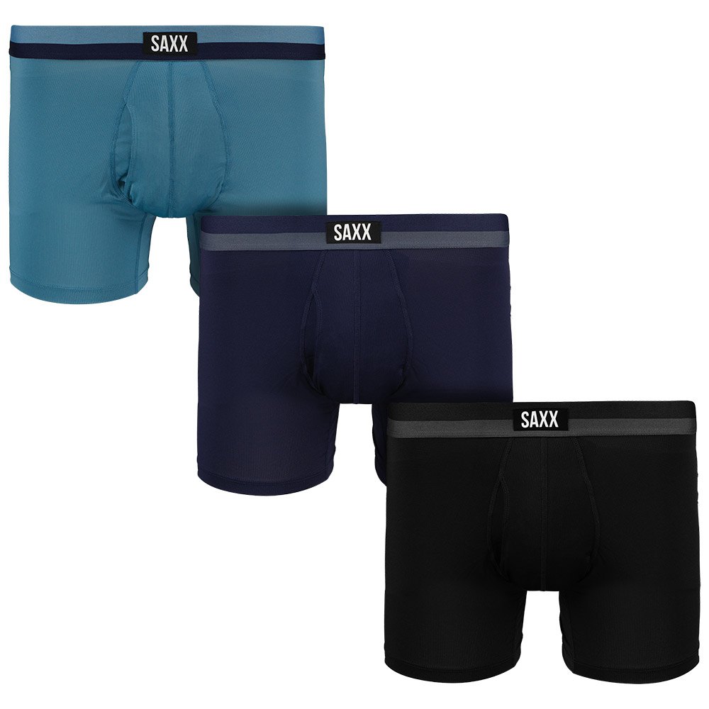 Купить SAXX Underwear SXPP3N.HMB.M Боксёр Sport Mesh 3 Единицы Многоцветный Hydro / Maritime / Black M 7ft.ru в интернет магазине Семь Футов