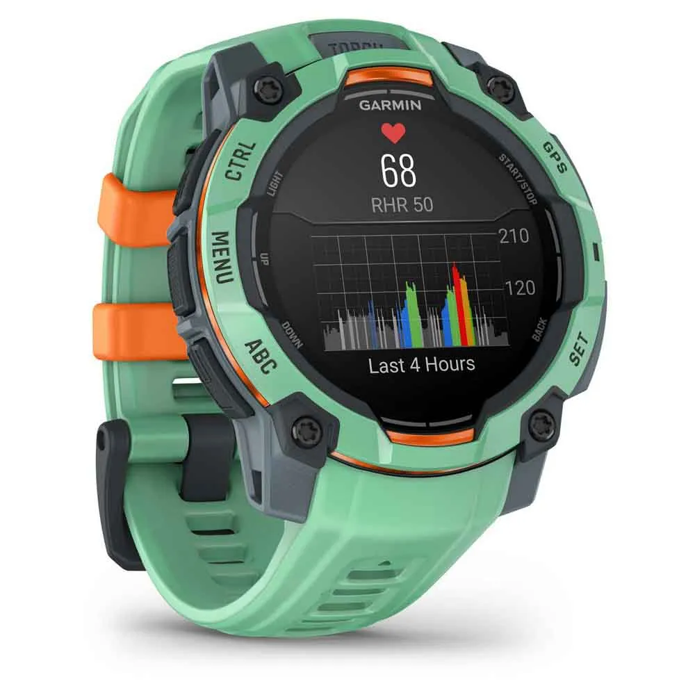 Купить Garmin 010-02936-01 Часы Instinct 3 45 mm Amoled  Green / Green 7ft.ru в интернет магазине Семь Футов